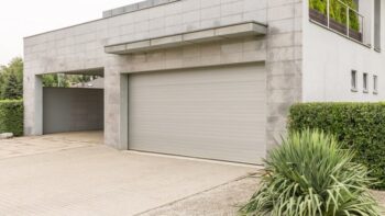 Family house garage door